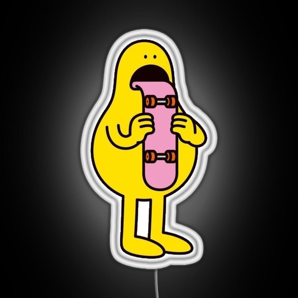 Skateboar Tongue Rgb Neon Sign - Shineneon