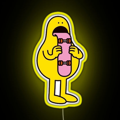 Skateboar Tongue Rgb Neon Sign - Shineneon