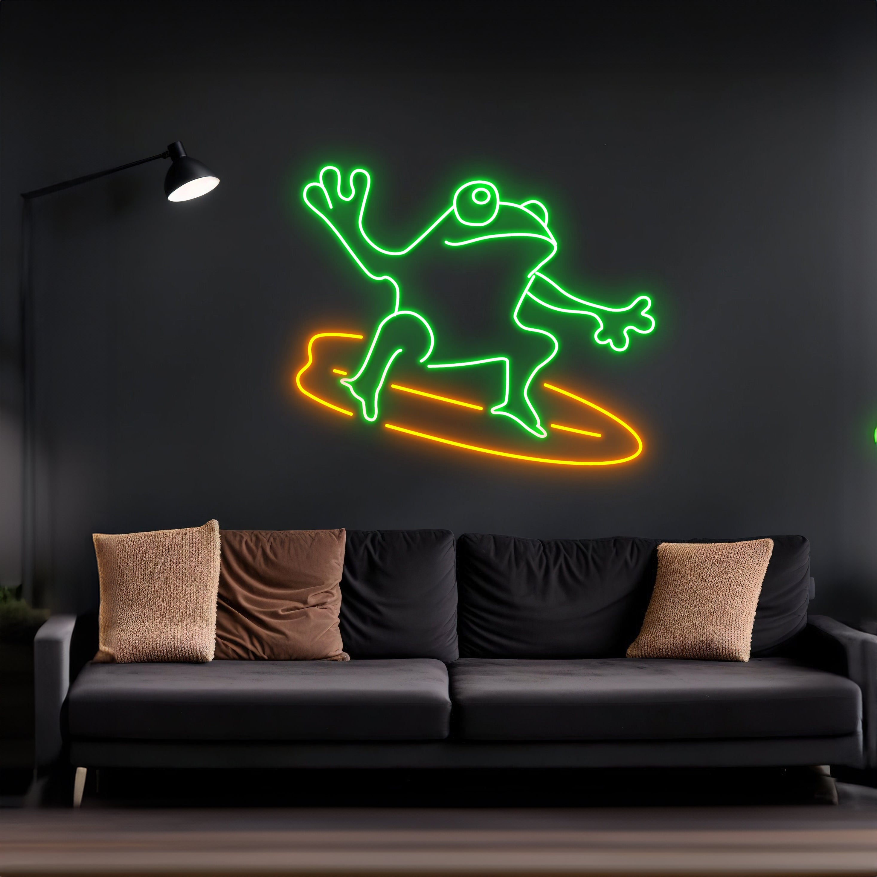 Skateboard Frog Neon Sign | Shineneon