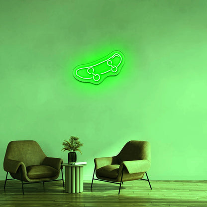 Skateboard Neon Light Sign Boy Man Cave Decor Per - Shineneon