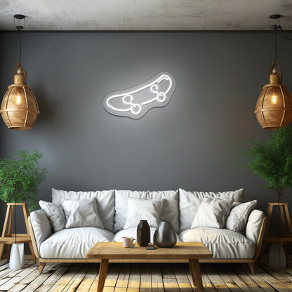 Skateboard Neon Light Sign Boy Man Cave Decor Per - Shineneon
