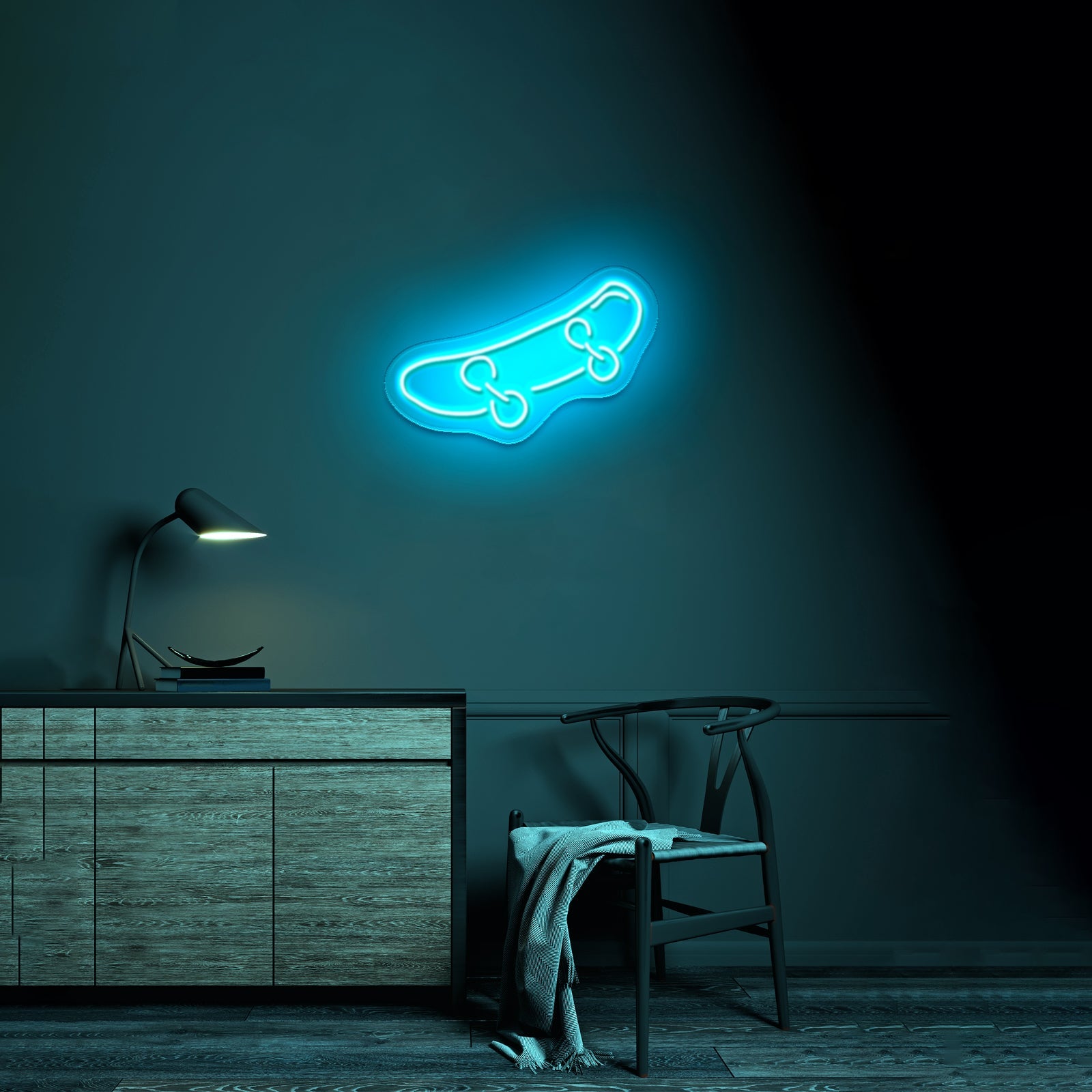 Skateboard Neon Light Sign Boy Man Cave Decor Per - Shineneon