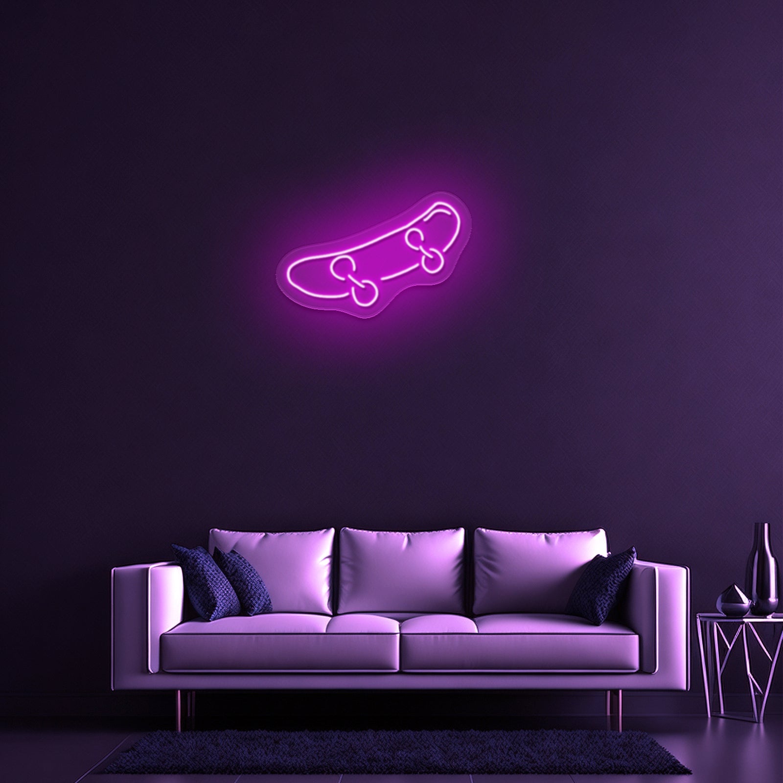 Skateboard Neon Light Sign Boy Man Cave Decor Per - Shineneon