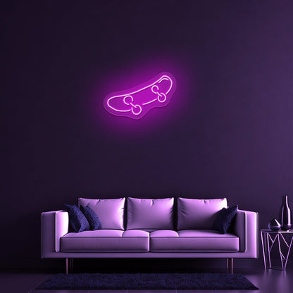Skateboard Neon Light Sign Boy Man Cave Decor Per - Shineneon