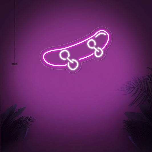 Skateboard Neon Sign