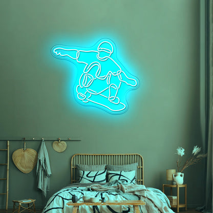 Skater Boy Artistic Neon Signs Wall Art Led Signs - Shineneon