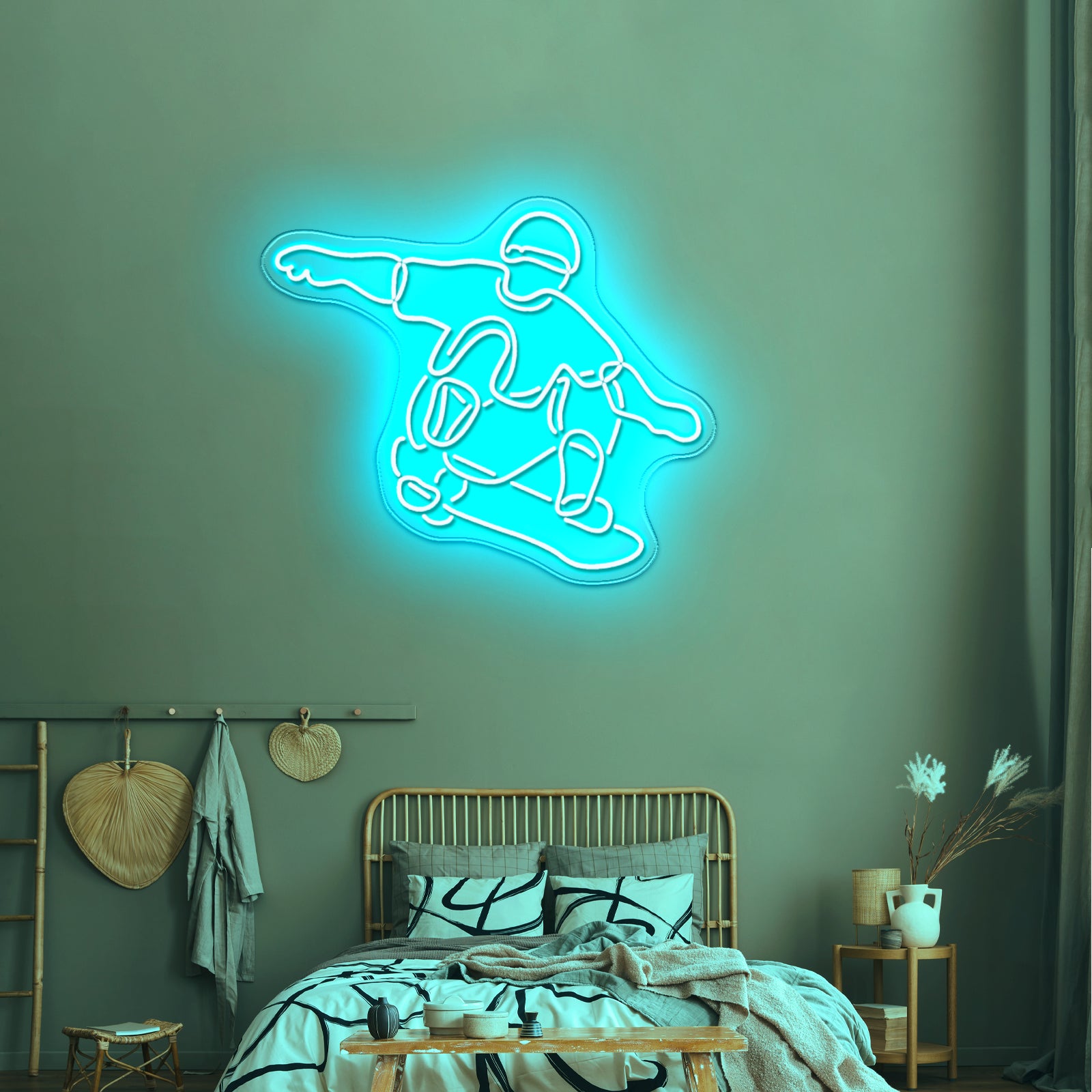 Skater Boy Artistic Neon Signs Wall Art Led Signs