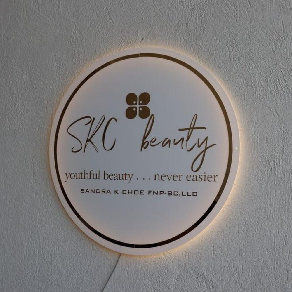 Skc Beauty Acrylic Business Logo Sign - Shineneon