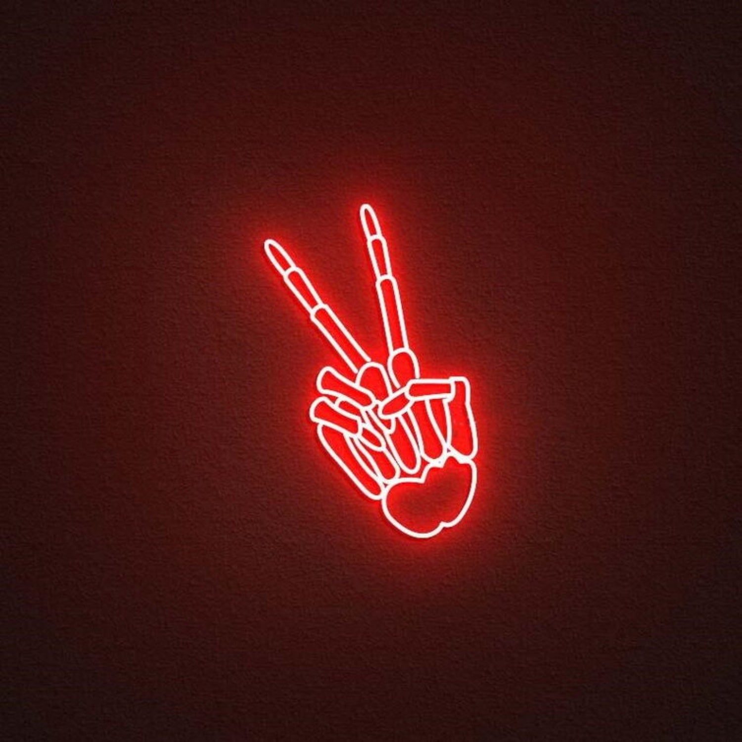 Skeleton Hand Neon Sign For Edgy And Unique Decor | Shineneon
