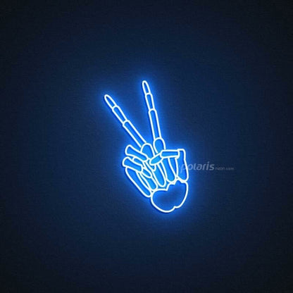 Skeleton Hand Neon Sign For Edgy And Unique Decor | Shineneon