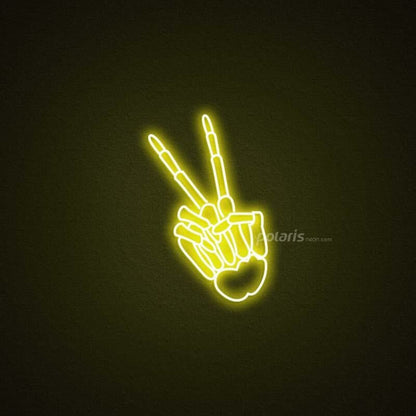 Skeleton Hand Neon Sign For Edgy And Unique Decor | Shineneon