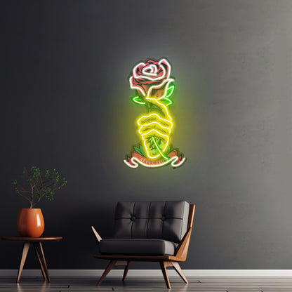 Skull And Headphones Custom Led Signs Artwork For Sale