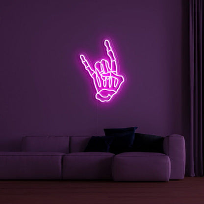 Skellihand Led Neon Sign For Edgy Decor - Shineneon