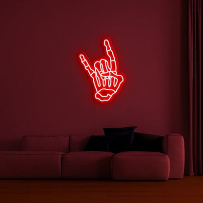 Skellihand Led Neon Sign For Edgy Decor - Shineneon
