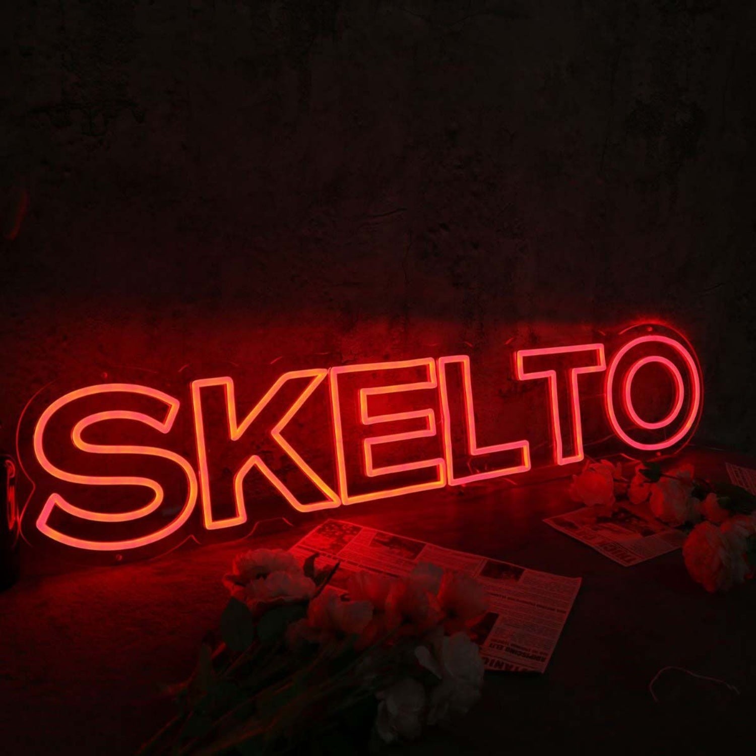 Skelto Red Noen Sign | Shineneon