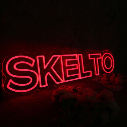 Skelto Red Noen Sign | Shineneon