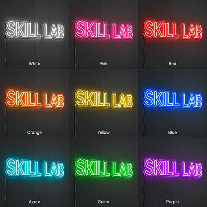 Skill Lab Neon Sign LED Neon Sign color grid