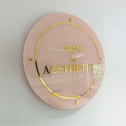 Skin Aesthetics Acrylic Business Logo Sign - Shineneon