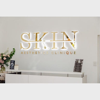 Skin Aesthetics Clinique 3D Backlit Channel Letters Led Light Sign - Shineneon