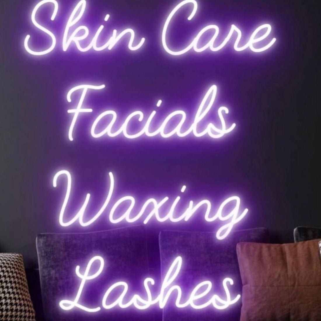 Skin Core Facials Waxing Lashes Led Sign Business Neon Sign - Shineneon