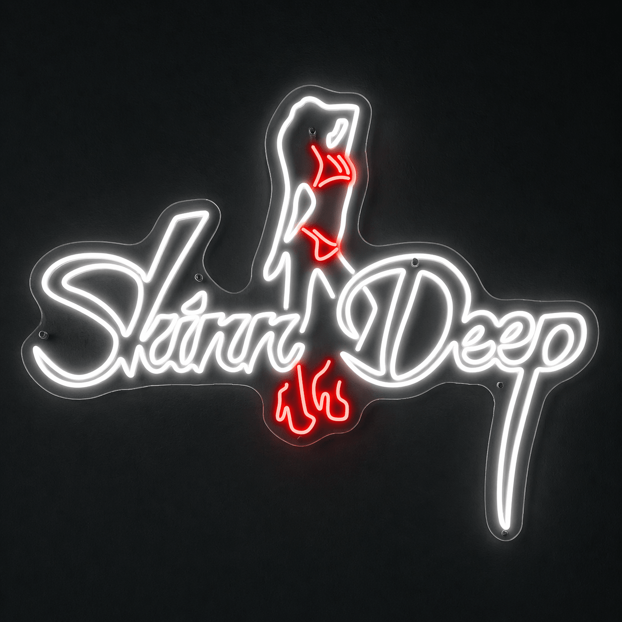 Skinn Deep with Lady Custom Led Neon Sign - Shineneon