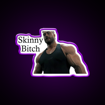 Skinny Bitch By Chris Bumstead Cbum Gym Fitness Led Neon Sign Rgb Color