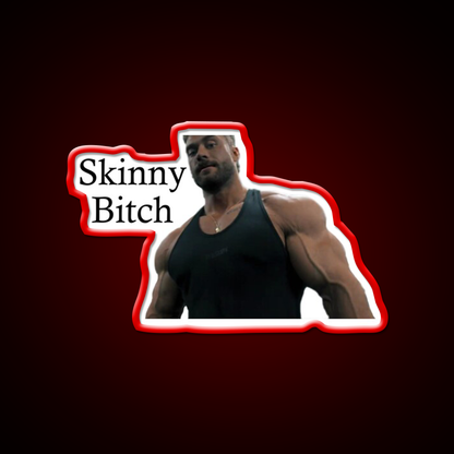 Skinny Bitch By Chris Bumstead Cbum Gym Fitness Led Neon Sign Rgb Color