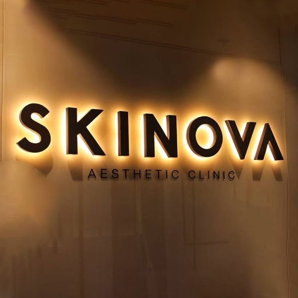 Skinova Clinic 3D Backlit Channel Letters Led Light Sign - Shineneon