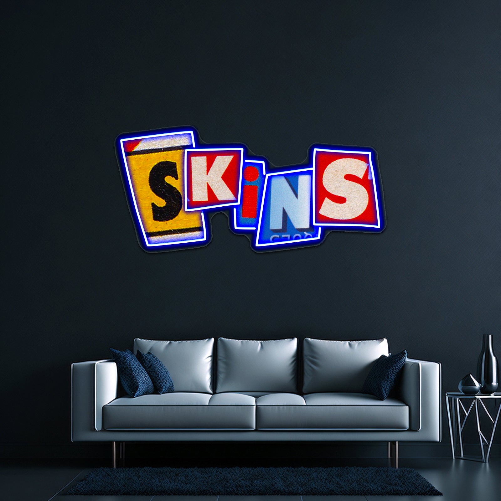 Skins Uk Artwork Custom Led Signs | Shineneon