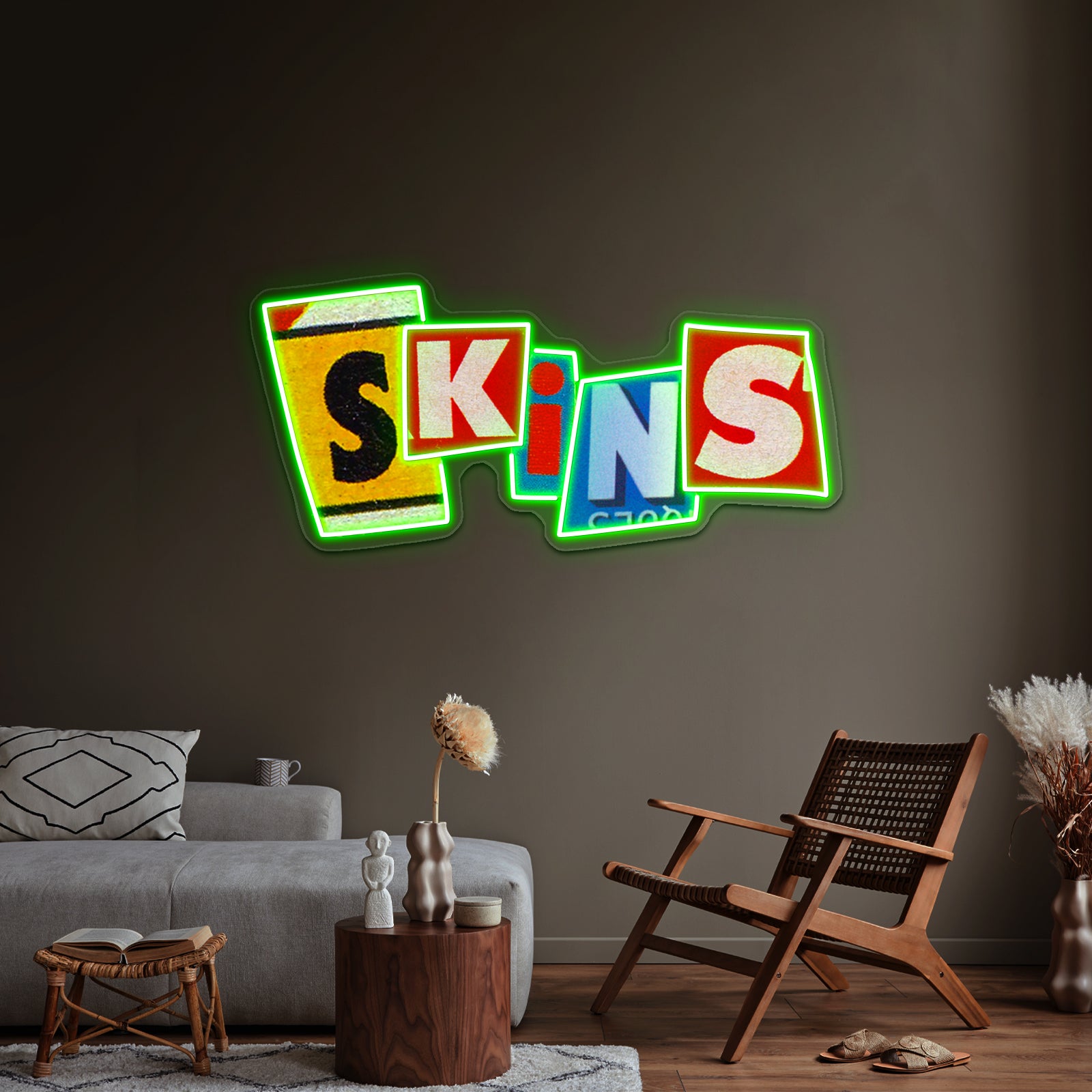 Skins Uk Artwork Custom Led Signs | Shineneon
