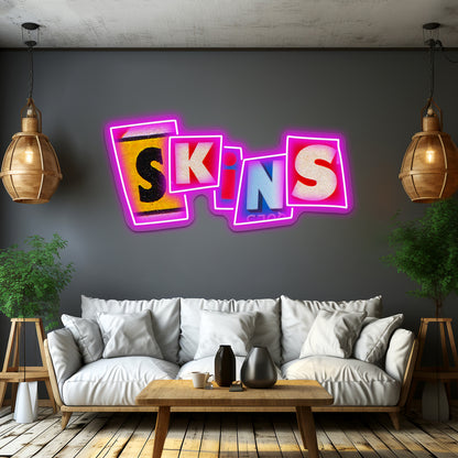 Skins Uk Artwork Custom Led Signs