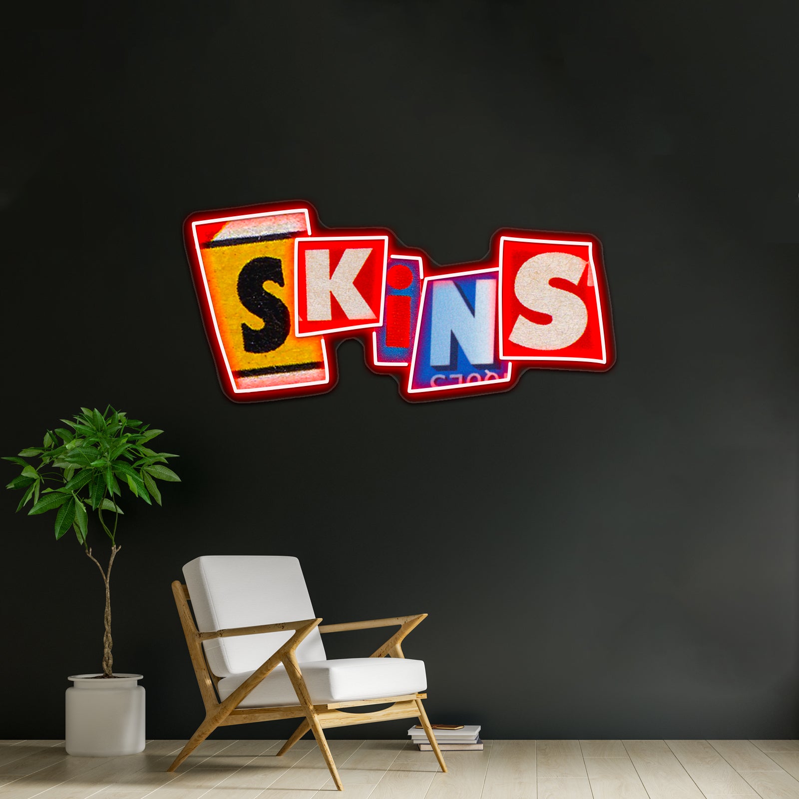 Skins Uk Artwork Custom Led Signs | Shineneon