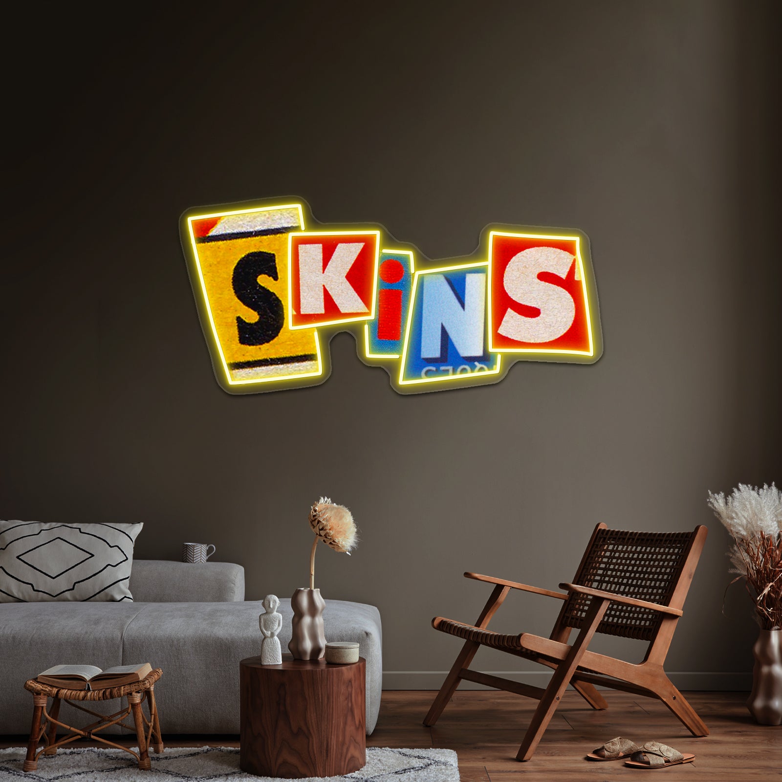Skins Uk Artwork Custom Led Signs | Shineneon