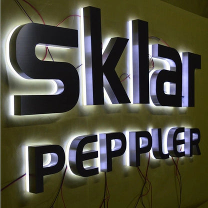 Sklar Peppler 3D Backlit Channel Letters Led Light Sign - Shineneon