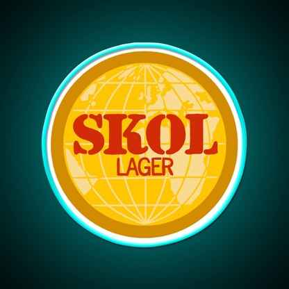 Skol Lager Beer Bar Decor Led Neon Sign Rgb Color - Size and dimension reference