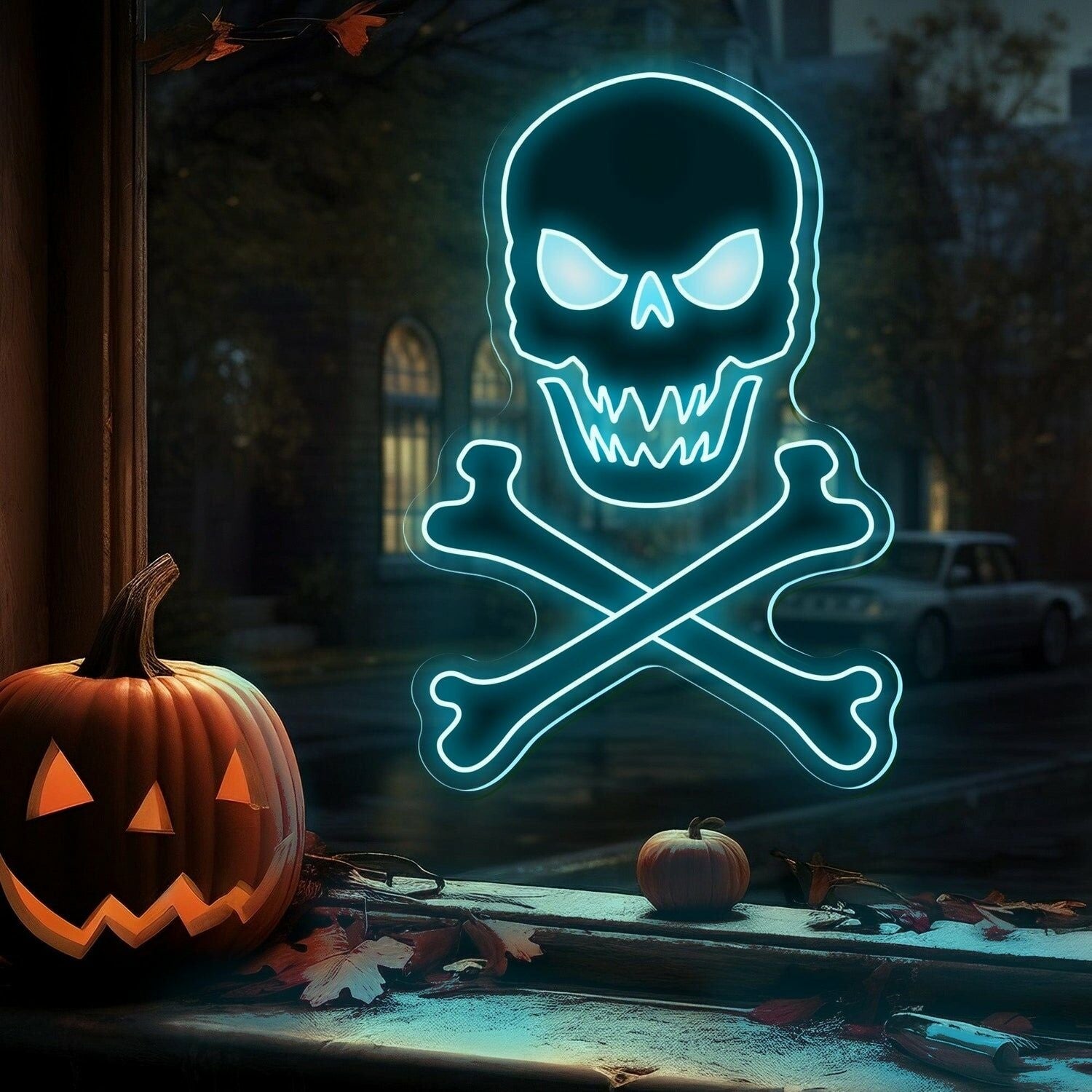 Skull Bones Neon Sign For Home | Shineneon