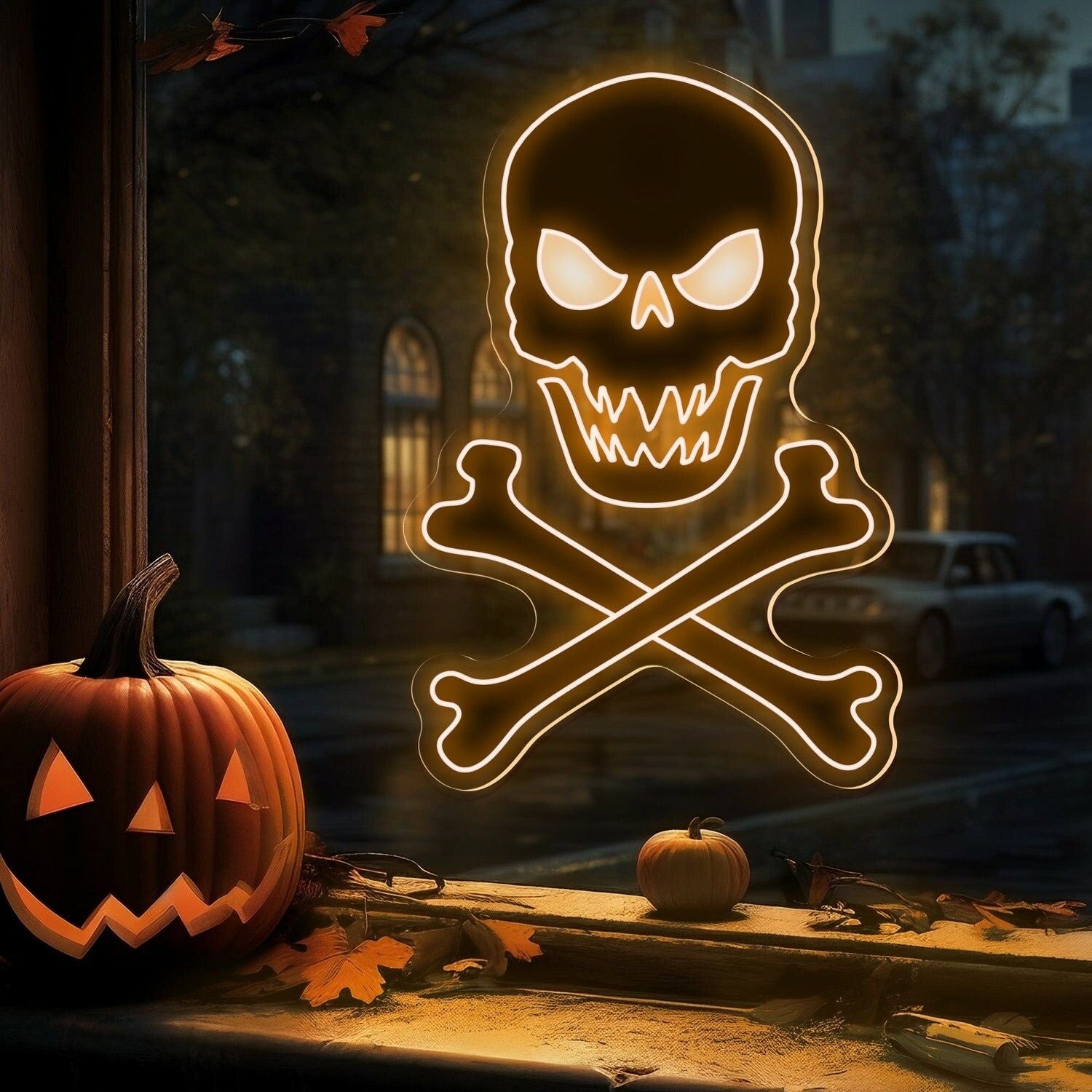 Skull Bones Neon Sign For Home | Shineneon