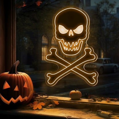 Skull Bones Neon Sign For Home | Shineneon