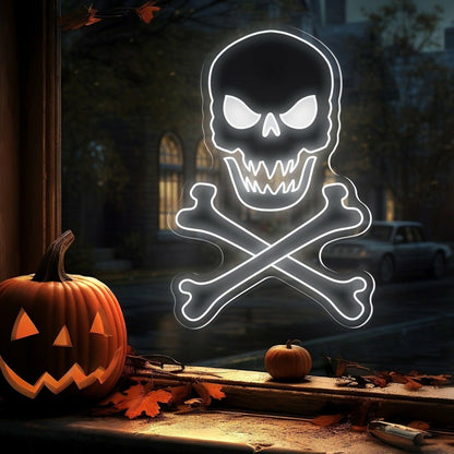 Skull Bones Neon Sign For Home | Shineneon