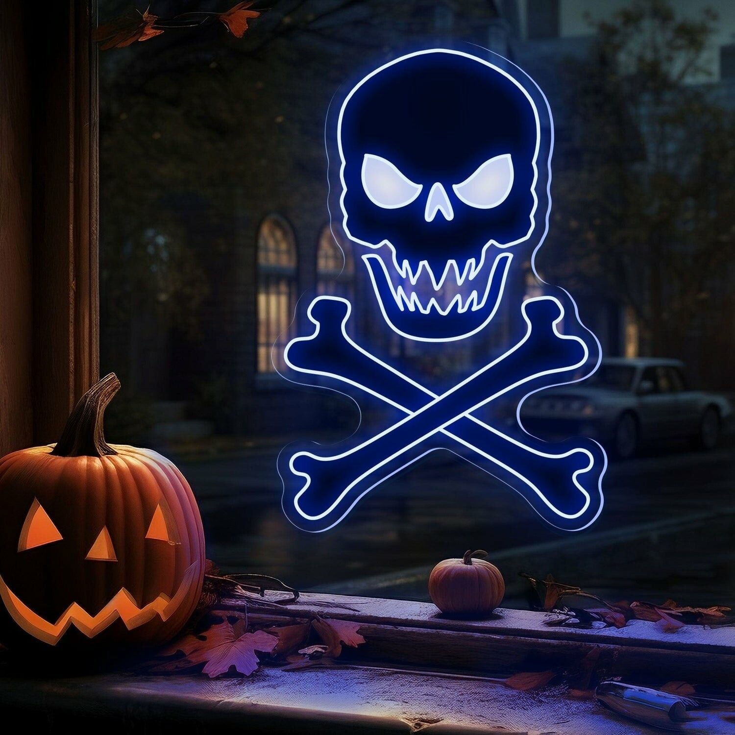 Skull Bones Neon Sign For Home | Shineneon