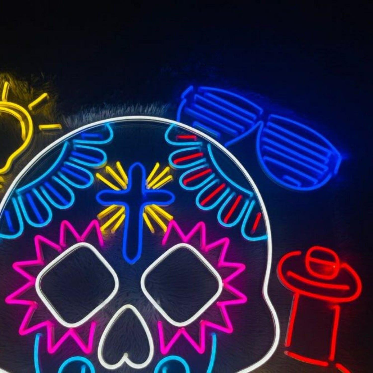Skull Calavera Neon Sign | Shineneon