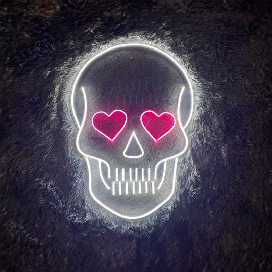 Skull Halloween Led Sign Wall Decor