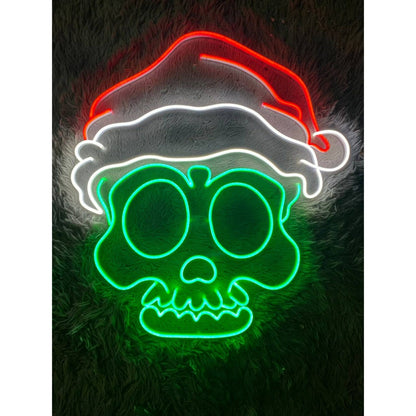 Skull Head Christmas Hat Merry Christmas Decor | Shineneon