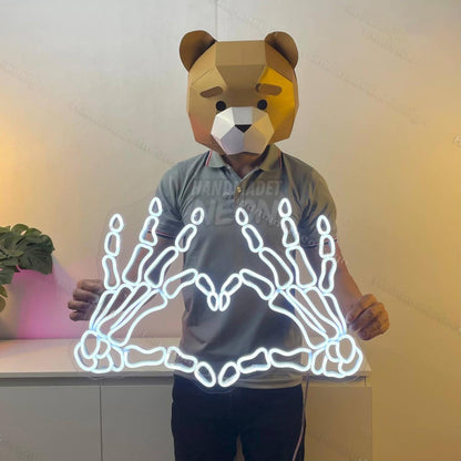 Skull Heart Led Neon Sign Neon Skull | Shineneon