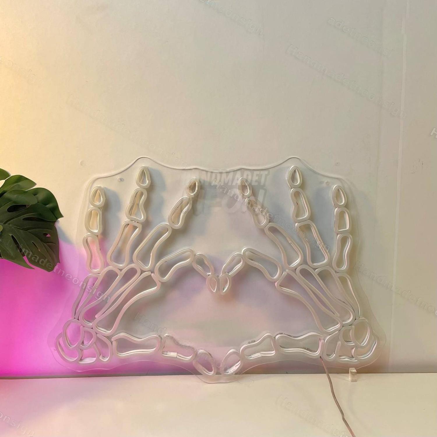 Skull Heart Led Neon Sign Neon Skull | Shineneon