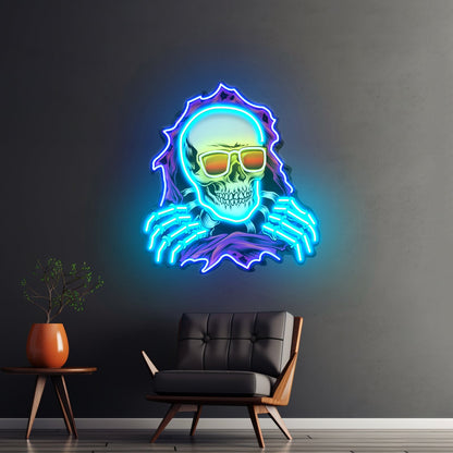 Skull Hole Led Neon Sign Light Custom Led Signs - Shineneon
