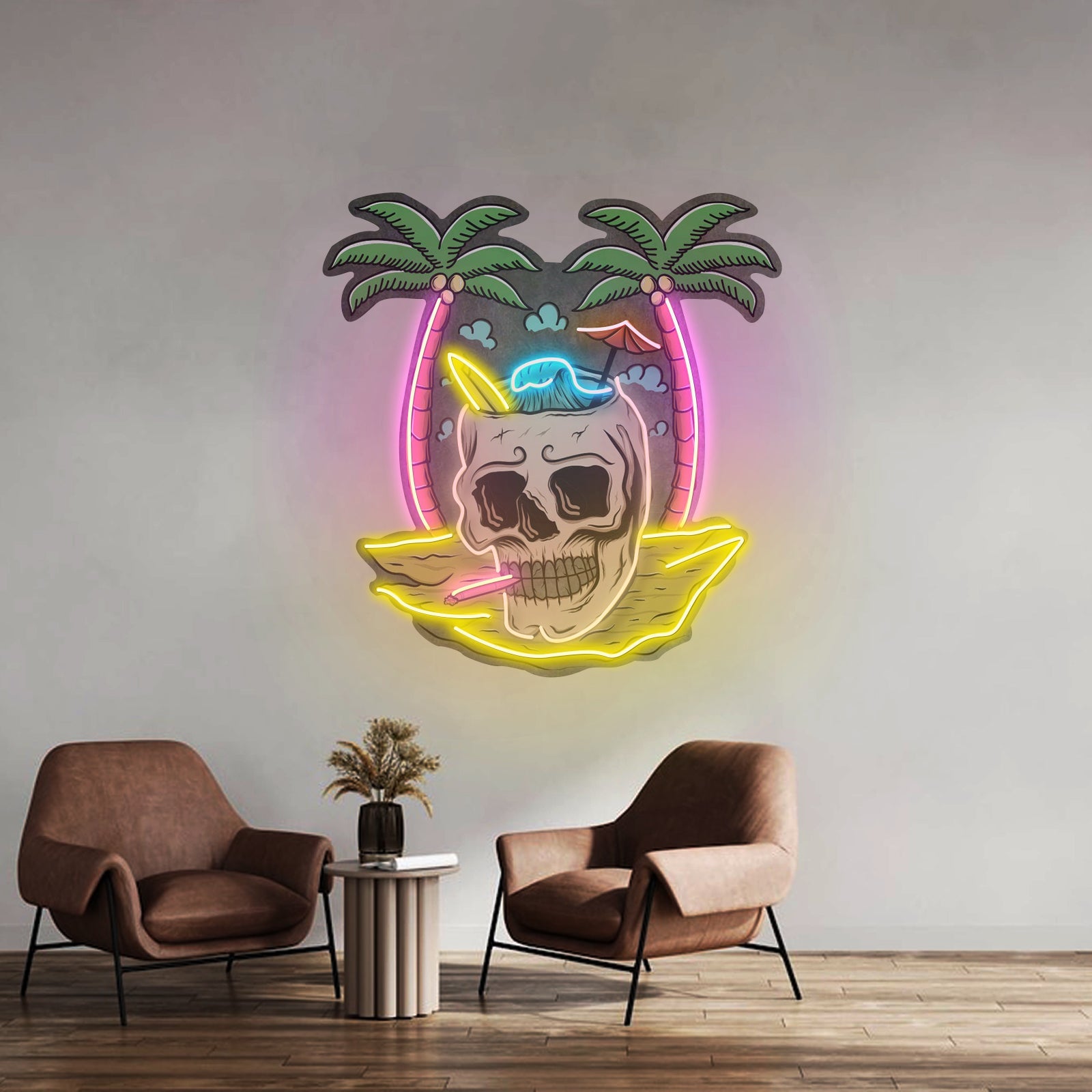 Skull Island Led Neon Sign Light Custom Led Signs - Shineneon