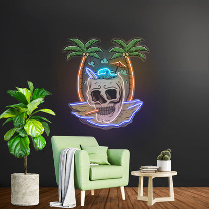 Skull Island Led Neon Sign Light Custom Led Signs