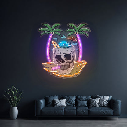 Skull Island Led Neon Sign Light Custom Led Signs