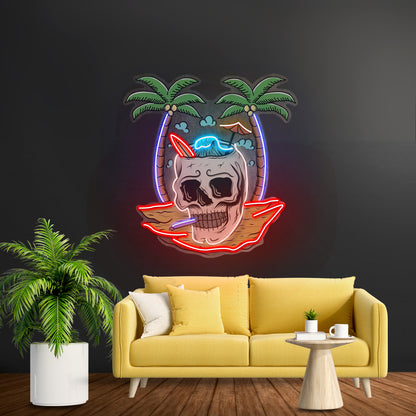 Skull Island Led Neon Sign Light Custom Led Signs